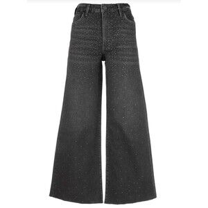 NEW KUT From The Kloth Meg High Rise Bling Fab Ab Wide Leg Jeans Embellished 10